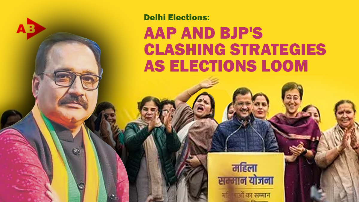 The Political Battlefield in Delhi: AAP and BJP’s Clashing Strategies as Elections Loom